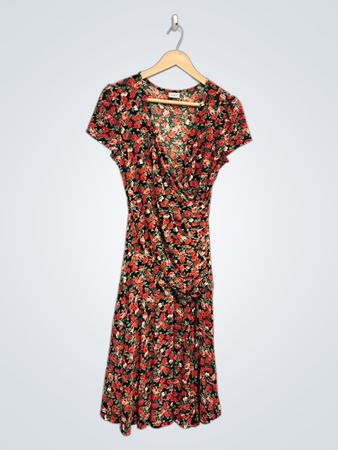 Suzy Blumenwickelkleid