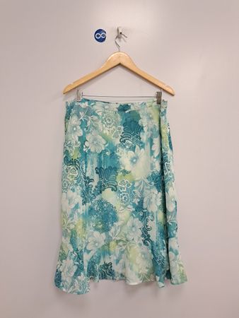 Alfred Dunner Floral Print Midirock
