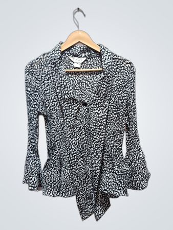 ALLISON TAYLOR PETITE 100% POLYESTER-BLUSE