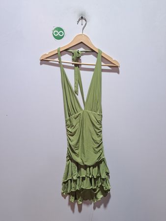 Windsor Neckholder gerafftes Minikleid