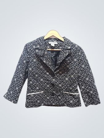 JOHNPAULRICHARD Blazer mit Blumenmuster