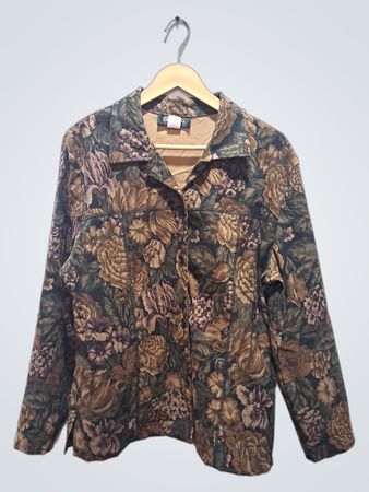 BRIGGS NEW YORK Jacke mit Blumenmuster