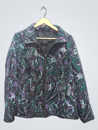 Unmarkierte Jacke mit Paisley-Muster