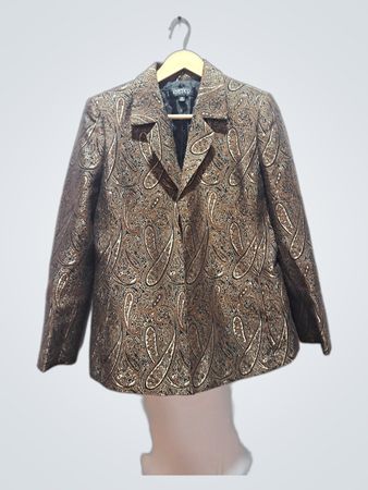 Kasper Paisley Pattern Blazer