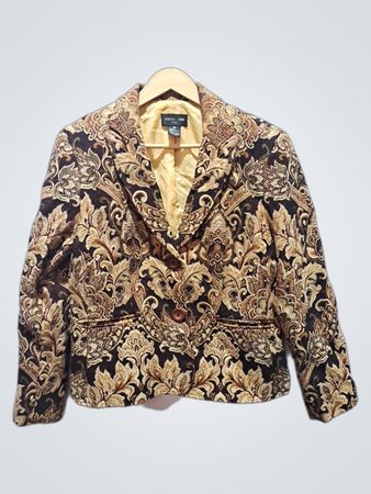FOCUS 2000 Petite Brocade Blazer
