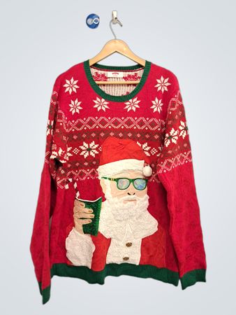 Urlaubszeit Santa Weihnachts-Pullover
