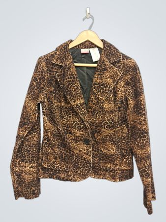 No Boundaries Leopardenmuster-Blazer
