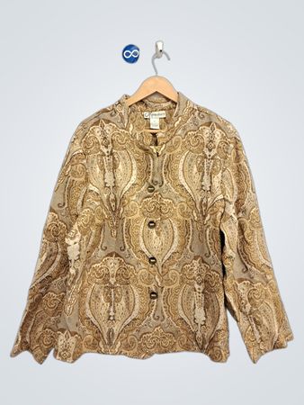 Dressbarn Blazer mit Paisley-Muster
