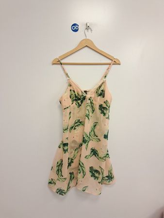 Das Webster bedruckte Slip-Kleid