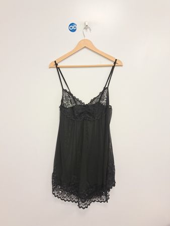 Avidlove Schwarzes Spitzen-Babydoll-Dessous