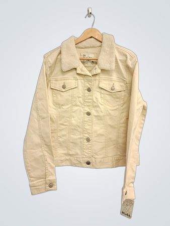 Mudd Jeansjacke mit Sherpa-Kragen