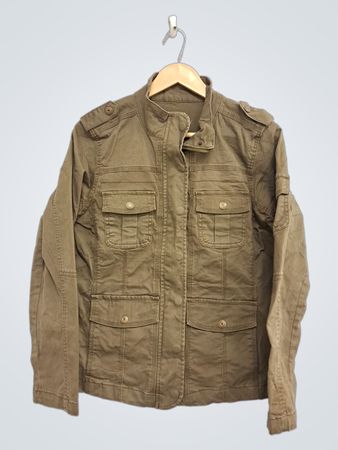 Kensie Damen Utility-Jacke in Olivgrün