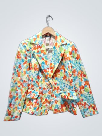RQT Blazer mit Blumenmuster