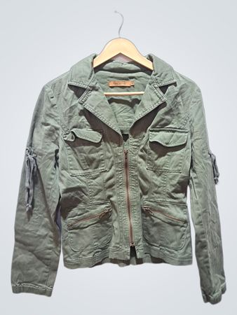 ARDEN B. Veste utilitaire verte pour femmes