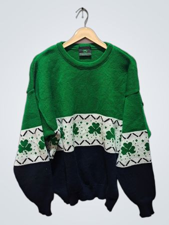 Emerald Isle St. Patrick's Day Shamrock Sweater