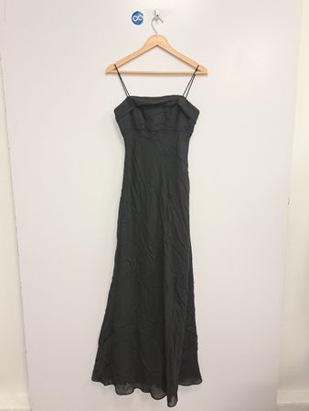 Black Spaghetti Strap Maxi Dress