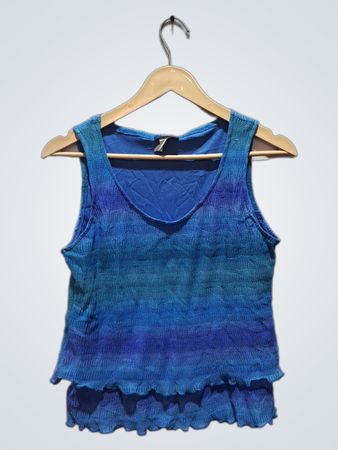 COOL ZONE U.S.A. Blue Ombre Tank Top
