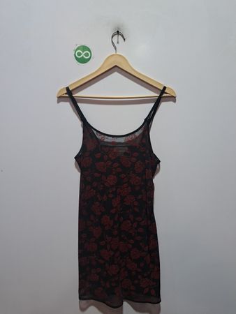 Jones New York Floral Print Mesh Cami Top