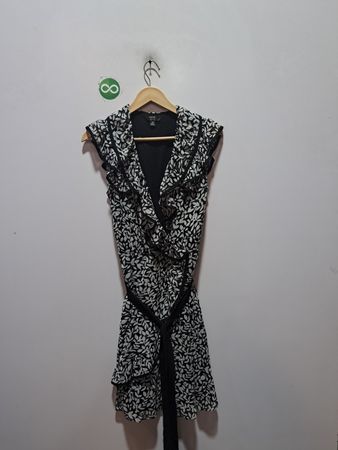 Vestido Envelope com Babados MSK Petite