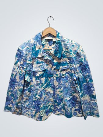 Drapers & Damons Veste à imprimé floral pour petites tailles