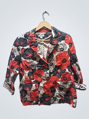 Jaqueta Estampada Floral JOAN RIVERS