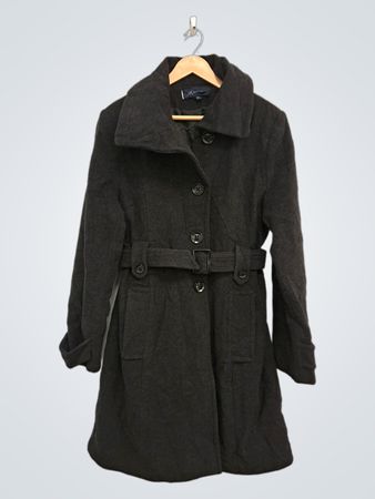 Anne Klein Women's Belted Wool Blend Coat