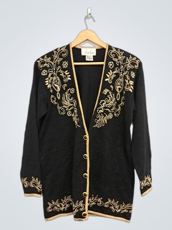 Judith Ann Petite bestickter Cardigan