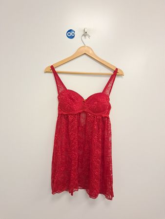 Red Lace Babydoll Lingerie