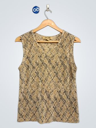 Pleat Pleat by Rafael Top senza maniche