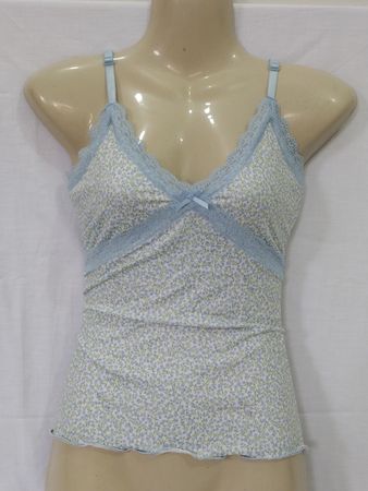 Blue Floral Camisole
