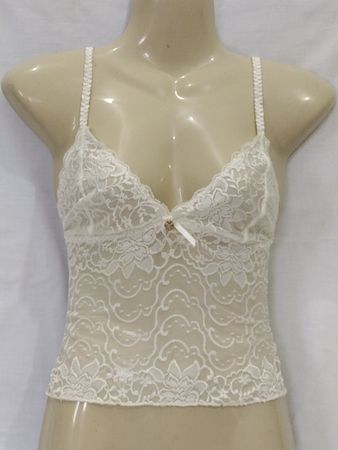 White Lace Bra Top