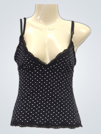Black Polka Dot Camisole