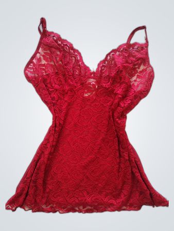 Red Lace Chemise