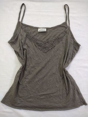 Street One Grey Lace Cami Top