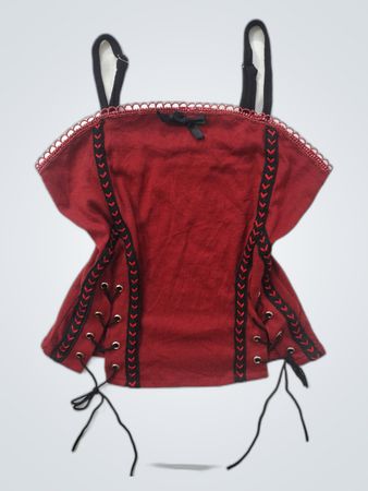 Red Corset Top