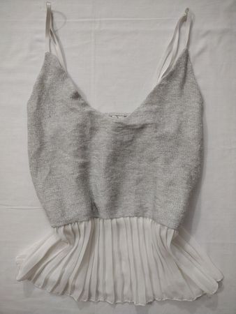 Unbranded Gray Glitter Cami Top