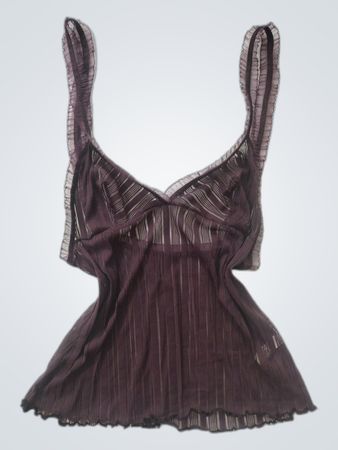 Purple Sheer Camisole