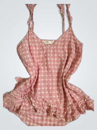 Pink Plaid Romper