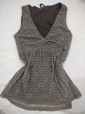 Esprit Geometric Patterned Sleeveless Top