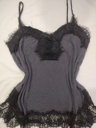 MNG Black Lace Trim Camisole