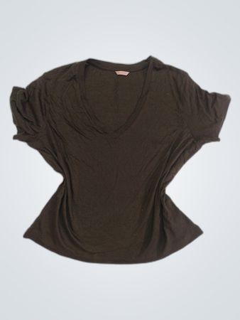 Guess Brown V-Neck Batwing Top
