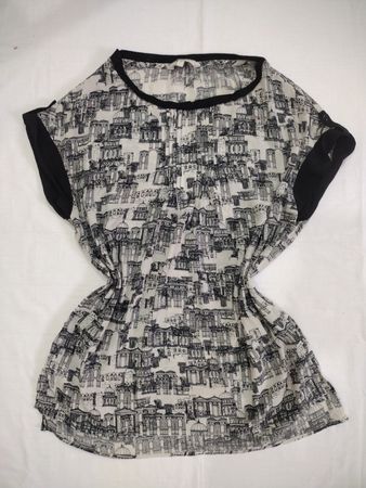 Next Architectural Print Blouse