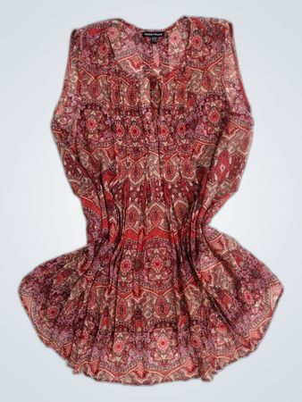 Warehouse Paisley Print Sleeveless Blouse