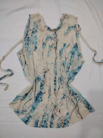 Blue Floral Top