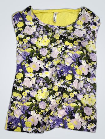 Rainbow Floral Sleeveless Top