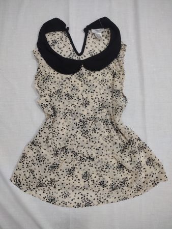 La Redoute Heart Print Collar Cami Top
