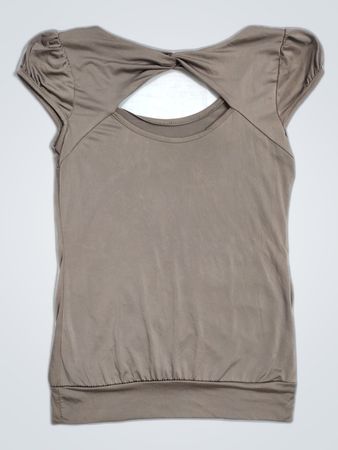 Brown Ladies' Top with Embellishment