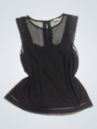 Pimkie Black Lace Mesh Cami Top