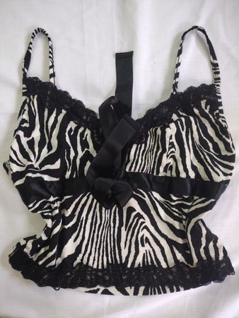 Zebra Print Lace Bralette