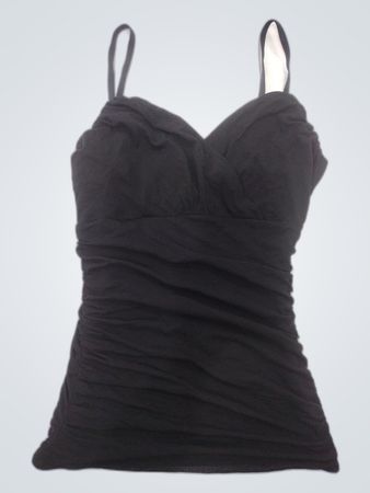 H&M Black Ruched Camisole